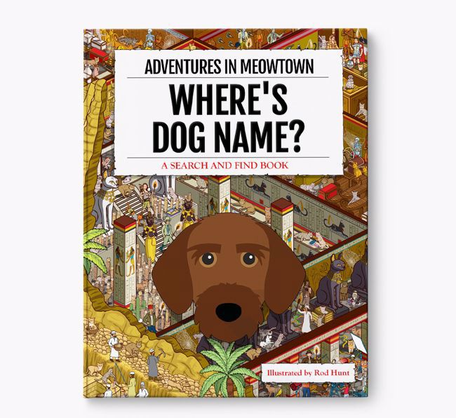 Personalised Korthals Griffon Book: Where's Dog Name? Volume 2